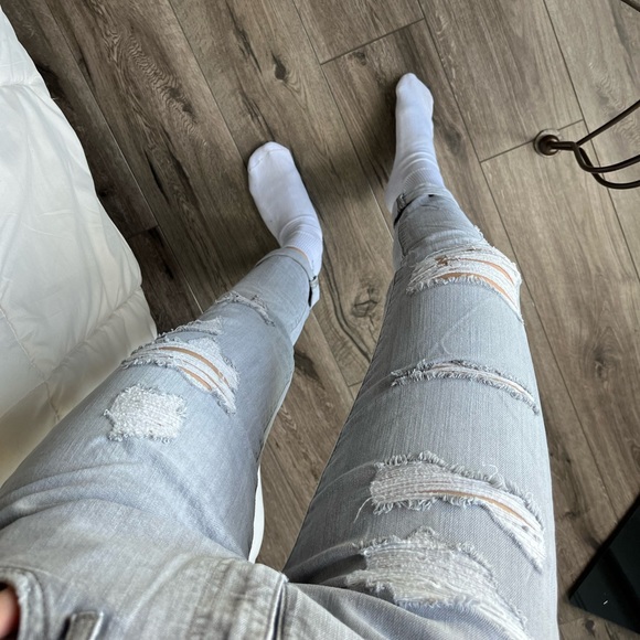 Grey Ripped Jeans - Picture 2 of 5